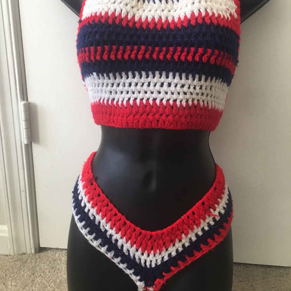 Red white blue 2 piece